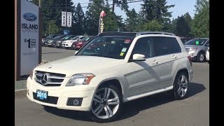 2010 MercedesBenz GLK 350 W Leather Seats Power Lift gate amp Dual Moonroof Review Island Ford [upl. by Livingston]