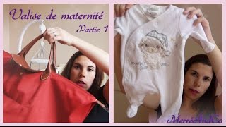 Valise maternité partie 1 la valise pour la salle de naissance pour moi et bébé [upl. by Jennee]