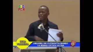 Alichosema Polepole katika Mdahalo wa Katiba MlimaniCity [upl. by Nnawaj]