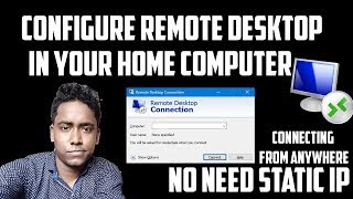 How to Configure Remote Desktop Using Dynamic IP And Connect From Any Where  No Need Static ip [upl. by Ybsorc]