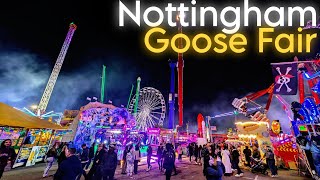 Nottingham Goose Fair 2024 The Full Walk Round Tour [upl. by Enrobyalc]