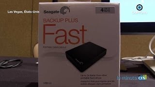 la minute CES S01E31  Seagate Backup Plus 4 To dans un disque dur autoalimenté [upl. by Artemas703]