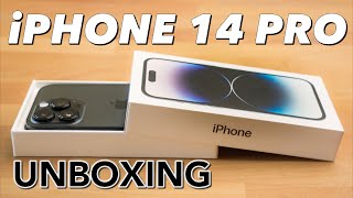 iPhone 14 Pro Space Black Unboxing amp Comparison with iPhone 13 Pro [upl. by Annora]