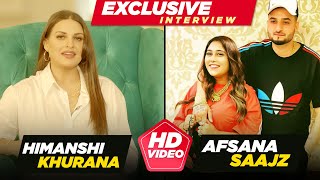 Afsana Khan And Saajz First Interview Hosted By Himanshi Khurana  Gurpreet Baidwan  Interview 2021 [upl. by Seraphina]