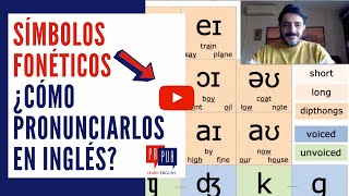 ✅ Cómo pronunciar los SÍMBOLOS FONÉTICOS en INGLÉS [upl. by Aeriell]