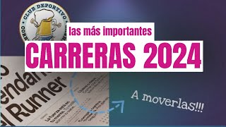 Calendario 2024 Carreras y eventos runners en este año 2024 [upl. by Anika501]