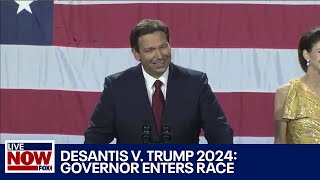 Ron DeSantis 2024 Florida governor officially enters presidential race  LiveNOW from FOX [upl. by Elleinaj265]