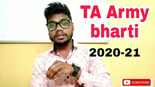 Ta Army bharti confirm date 202021 Territorial Army bharti 202021 [upl. by Annirtak]