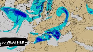 ΚΑΙΡΟΣ  18 Νοεμβρίου 2024  Μοντέλο ECMWF  Υετός  βροχές καταιγίδες  Στην Ευρώπη [upl. by Anitteb]