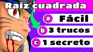 🧿 Cómo hacer una raíz cuadrada SIN CALCULADORA  raíz cuadrada FÁCIL Y RÁPIDO [upl. by Akedijn]