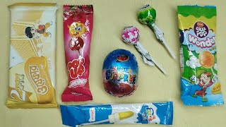 Unwrapping Kinder Joy Surprises amp Delicious Lollipops – Sweet Fun 🎁🍭🍬🍫🍩 [upl. by Scoville]