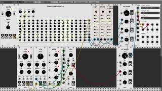 Autodafe Drum Modules for VCV Rack  Trig Seq KickSnaresHats [upl. by Tacye534]