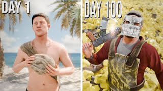 I PLAYED 100 DAYS OF SOLO RUST [upl. by Ellertnom]