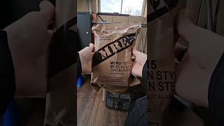 MRE menu 15  Mexican style chicken stew  mre [upl. by Nyrrat940]