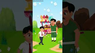 কুল্পি ওয়ালা 😂  Bangla Cartoon Rupkothar Golpo  Bhuter Cartoon Funny Cartoon  Tuni Pakhi 06 [upl. by Heshum]