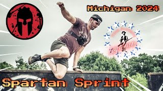 2024 Spartan Race  Sprint  Michigan [upl. by Nirik]