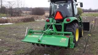 Farming with a John Deere Tiller 665 [upl. by Kingsbury]