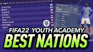 FIFA 22 YOUTH ACADEMY  BEST NATIONS [upl. by Oicnedurp]