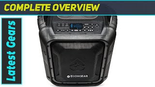 ECOXGEAR EcoBoulder GDIEXBLD810 Waterproof Bluetooth Speaker Best Outdoor Sound Companion [upl. by Jez]