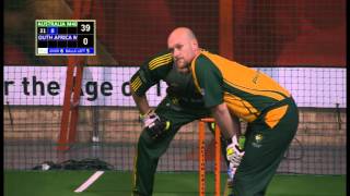 Indoor Cricket Masters World Series 2013 O40 Final Australia vs South Africa Part 1 [upl. by Hessler421]