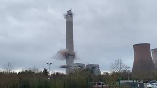 RUGELEY POWER STATION DEMOLITION [upl. by Ayaladnot]