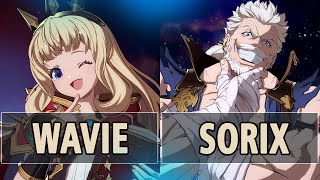 GBVSR🔥Wavie Cagliostro Vs TIER  Sorix Soriz🔥 High Level Gameplay [upl. by Iran675]