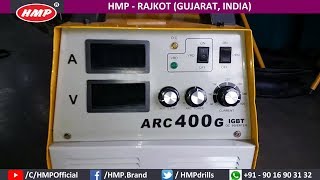 HMP ARC 400G Inverter Welding Machine  Rajlaxmi Machine Tools  Rajkot Gujarat INDIA [upl. by Latini386]