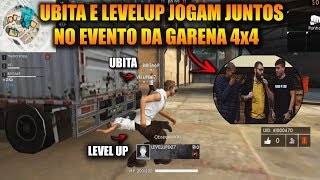 UBITA E LEVEL UP JOGAM JUNTOS EVENTO 4x4 DA GARENA  MELHORES CLIPES FREE FIRE [upl. by Herbst]