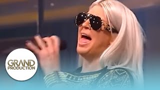 Jelena Karleusa i Andreana Cekic  Splet pesama LIVE  GK  TV Grand 09112015 [upl. by Akinirt]