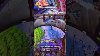 vegas usa fremont strip casino travel walking tunnel screen lasvegas money zipline slot [upl. by Lekram]