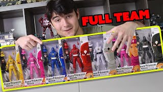 Full Ninjetti Team Unboxing Power Rangers Lightning Collection [upl. by Eiramanitsirhc]