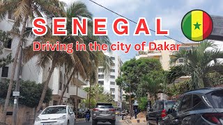 Driving around in Point E Mermoz and Cite Keur Gorgui dakar senegal africa driving tour [upl. by Apthorp145]