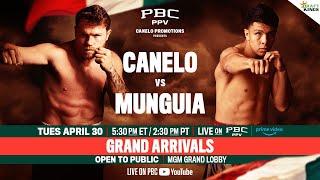 Canelo vs Munguia GRAND ARRIVALS  CaneloMunguia [upl. by Illom]