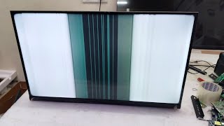 40 inch led tv display problem repair Led tv vertical line problem 40 inch tv panel problem [upl. by Walli]