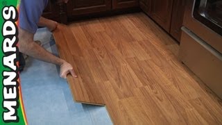 How To Install Laminate Flooring  Menards [upl. by Yerak496]