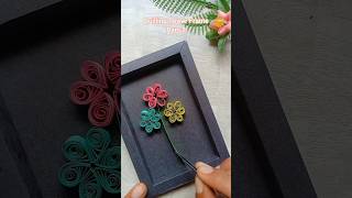 Quilling Art l How to make Quilling flower l Quilling Paper art for beginners shorts [upl. by Anoek847]