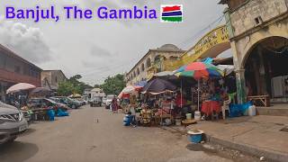 Banjul the Gambia an immersive 4K city walking tour [upl. by Auria]