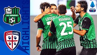 Sassuolo 11 Cagliari  Late Bourabia Strike Earns an Opening Day Point for Sassuolo  Serie A TIM [upl. by Lahsiv]