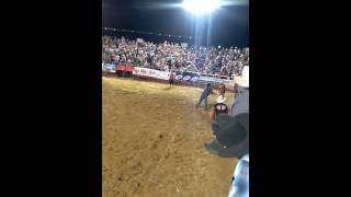 Pistol Robinson VS Bushwacker PBR bucking bull [upl. by Hedelman]