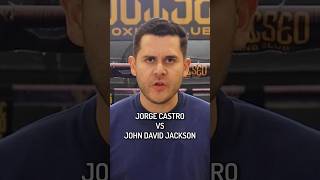 La destruccion de Jorge Locomotora Castro Vs John David Jackson boxeomundial [upl. by Yetak]