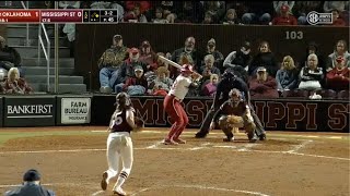 Oklahoma Sooners Softball VS Mississippi State Game 1  Highlights 2023 [upl. by Estes]