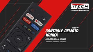 Controle Remoto Smart TV Konka KDG43RR680LN 780355 [upl. by Cloe466]