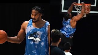 NFL Star Myles Garrett SHOWS OFF HIS UNBELIEVABLE Basketball Skills [upl. by Darej]