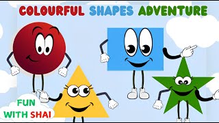 PLAYFUL Colors and Shapes FUN for Toddlers and Preschoolers Learn colors and shapes Early Learning [upl. by Erait]