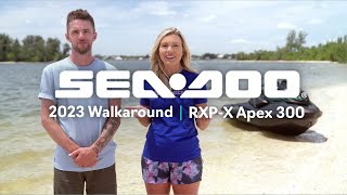 2023 SeaDoo RXPX Apex 300 Walkaround [upl. by Snoddy406]