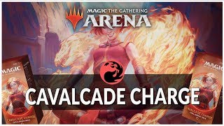 CAVALCADE CHARGE 2020 CHALLENGER DECK  MTG Arena Deck Bo3 Gameplay and Guide [upl. by Enelime]