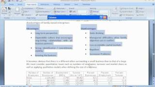 Format Columns in Microsoft Word [upl. by Ylloh200]