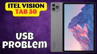 Usb not working problem itel Vision tab 30  How to solve USB issues  USB problem solutions [upl. by Irina]