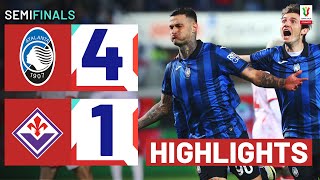 ATALANTAFIORENTINA 41  HIGHLIGHTS  La Dea cruise to final  Coppa Italia Frecciarossa 202324 [upl. by Neved380]