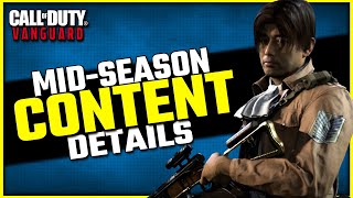 Vanguard MidSeason Content Revealed New SMG Attack on Titan amp More [upl. by Annauj]